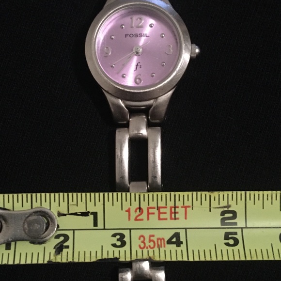 Vintage Purple Face Fossil Watch - Picture 8 of 9